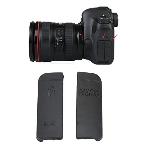 Yoidesu Replacement Side Door for, Comfortable Rubber USB Side Door Camera Data Interface Protective Cover for 6D - Image 4