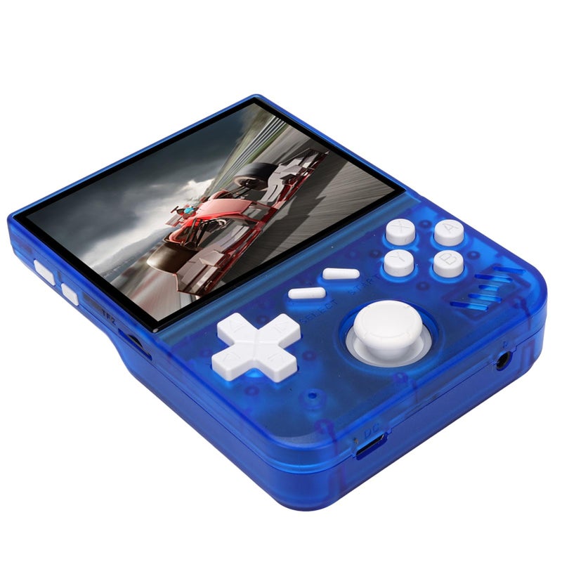 Blue Transparent Portable Retro Handheld Game Console 3 5 Inch HD Screen 64GB Memory 60 Emulators - Image 4