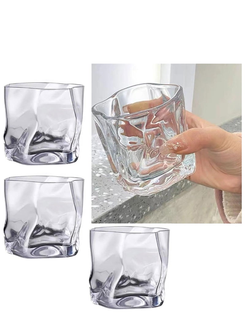 MAAC HOME MAAC Home Set of 4 Artisanal Irregular Shot Glass| Elegant Durable and Classic design Perfect for Family Everyday Use, and Family Get- Together, Restaurant, Banquet and More - Image 1