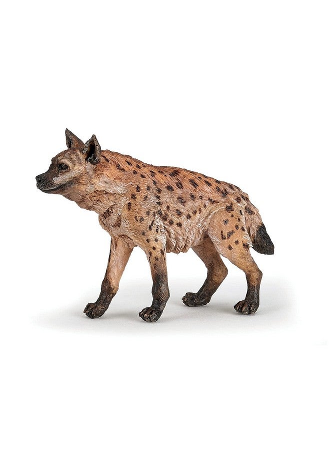 Papo - Spotted Hyena Figure - African Wildlife Toy for Kids Age 3+ - Hand Painted Carnivore Model with Natural Detail - 9 x 2 x 5.5 cm - Durable Plastic Safari Animal - Wildlife Collection - 50252 - Image 1