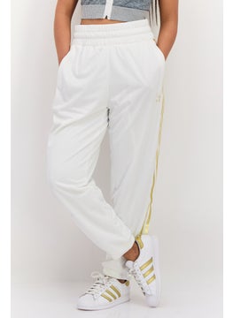 Women Sportswear Fit Brand Logo Training Sweatpants, White