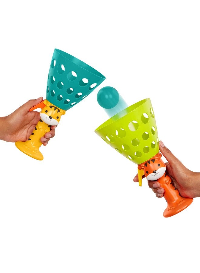 B. Toys ألعاب ب. - لعبة البوب والالتقاط - 2 قاذف و 4 كرات - ألعاب كرات للأطفال - نشاط خارجي - 3 سنوات وما فوق - بوب 'ن' لانش - Image 1