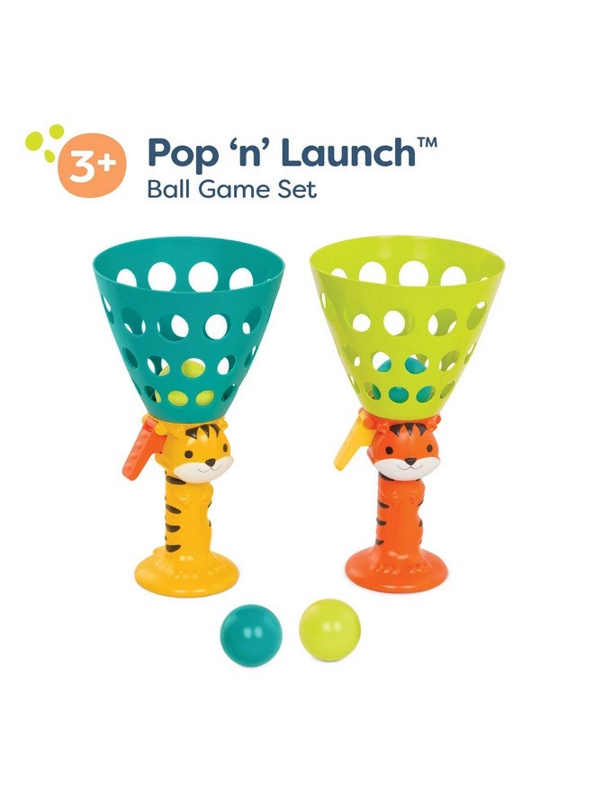 B. Toys ألعاب ب. - لعبة البوب والالتقاط - 2 قاذف و 4 كرات - ألعاب كرات للأطفال - نشاط خارجي - 3 سنوات وما فوق - بوب 'ن' لانش - Image 5