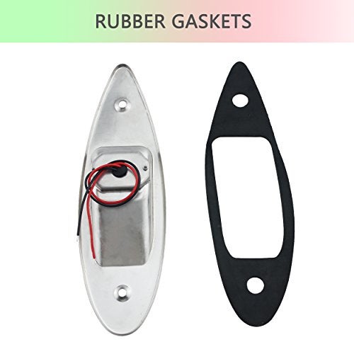 IZTOSS 12V Boat LED Navigation Lights Marine Boat Lights Waterproof Navigation Lights Side Bow Teardrop Lights - Image 3