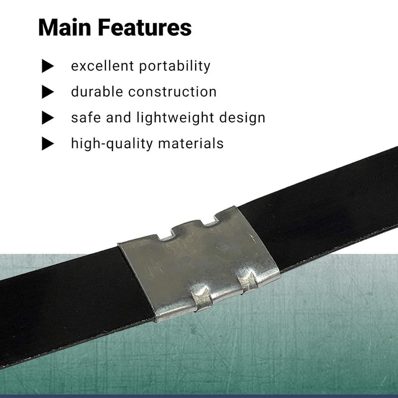 HELLARO H-300 Strapping Cutter for Steel and Polyester (PET) Strapping up to 1 1/4" Width and 0.044” Thickness – Heavy Duty Tool with Ergonomic Handles – Strap/Band Cutter for Strapping - Image 4