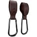 Baby Uma Stroller Hooks for Bags 2 Pack LeatherStyle Stroller Clips and Hooks NonSlip Stroller Accessories Carry 11 lbs Per Stroller Hook Universal Baby Essentials Stroller Accessories - Image 2