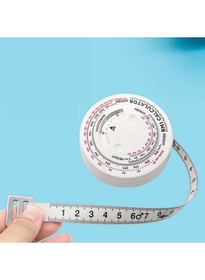 Beauenty BMI Measuring Tape 150cm BMI Wheel Calculator Body Mass Index Calculator, Body Tape Measure for Body Waist Weight Health Accurate Measurement - Image 4