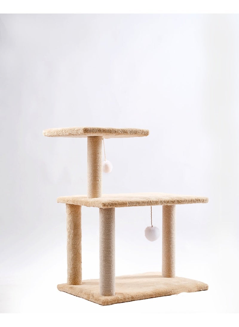 برج لعب وخدش للقطط متعدد المستويات ارتفاع 70 سم - Image 5