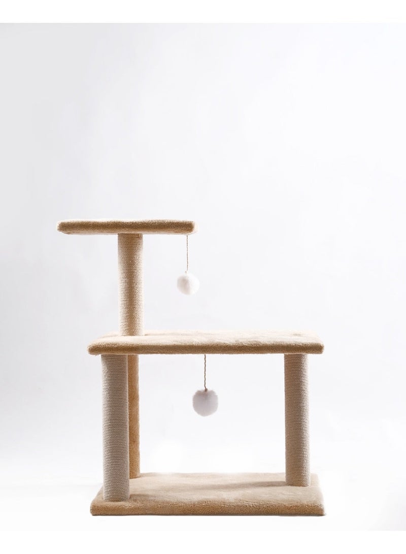 برج لعب وخدش للقطط متعدد المستويات ارتفاع 70 سم - Image 4