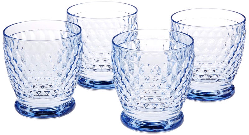 Villeroy & Boch Boston Old-Fashioned Glasses Set of 4, Blue - Image 2