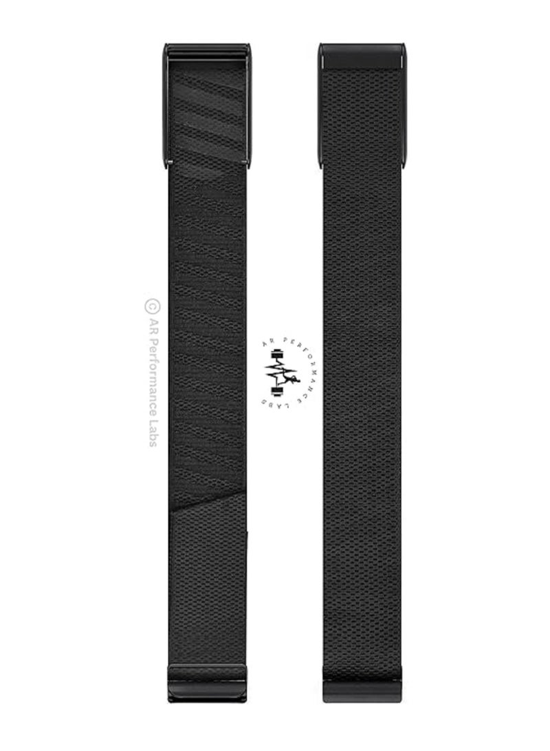 Soft Wristband with Luxe Accessories Comfortable with Whoop 4.0 Device, Stylish & Affordable Replacement Band Strap, Soft Stretchy Fabric Strap Band with Gold Accessories - Image 2