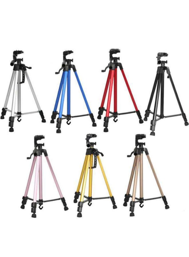 3366 Mobile Phone Live Broadcast Tripod Bracket Slr Photography Digital Camera Tripod Fill Light Bracket-Color:3366 Gold  - Image 1