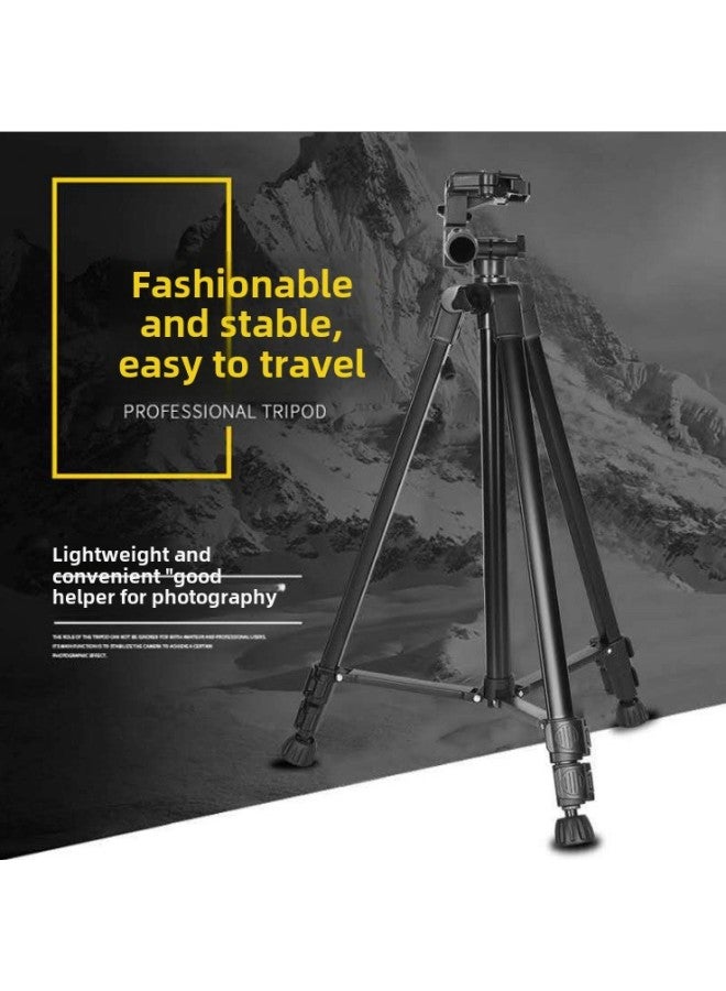 3366 Mobile Phone Live Broadcast Tripod Bracket Slr Photography Digital Camera Tripod Fill Light Bracket-Color:3366 Gold  - Image 2