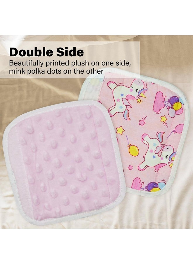 CUXFLS Baby Strap Cover for Children, 2 Pcs Infant Car Seat Belt Cover Pad, Neck Pad Protector for Kids Newborn Toddlers (Pink Unicorn) - Image 4