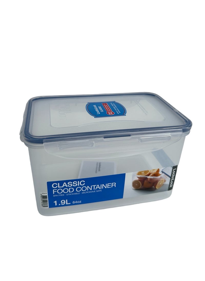 LOCK & LOCK - LocknLock 1.9L Rectangular  Airtight Food Storage  - BPA-Free, Microwave, Freezer, and Dishwasher Safe - Image 1