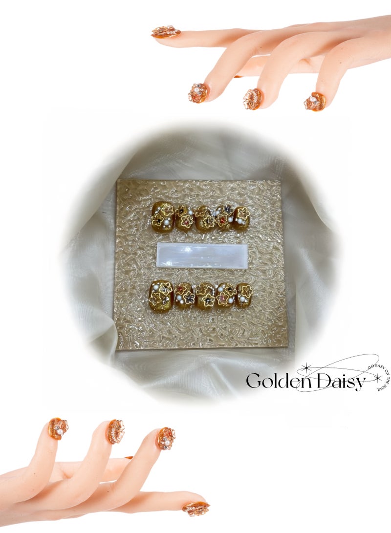 مجموعة أظافر، 10 قطع أظافر صناعية للنساء والفتيات، مانيكير DIY - Image 5