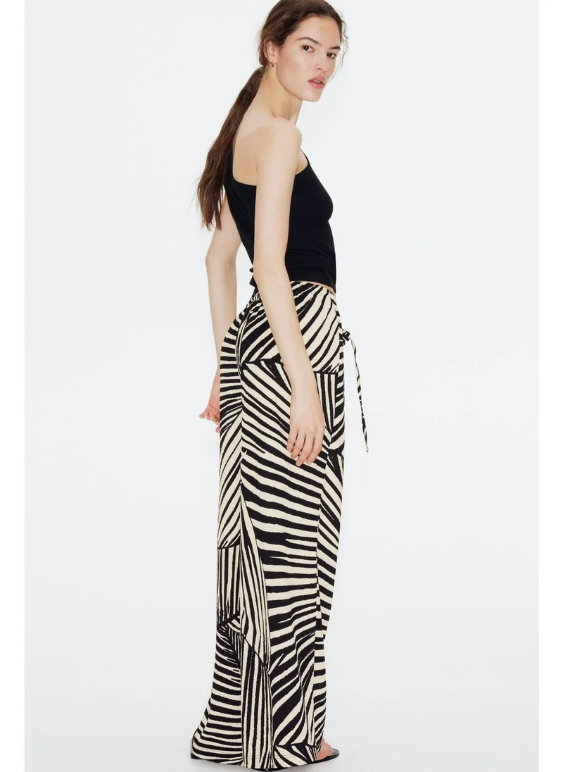 اتش اند ام Wide pull-on trousers