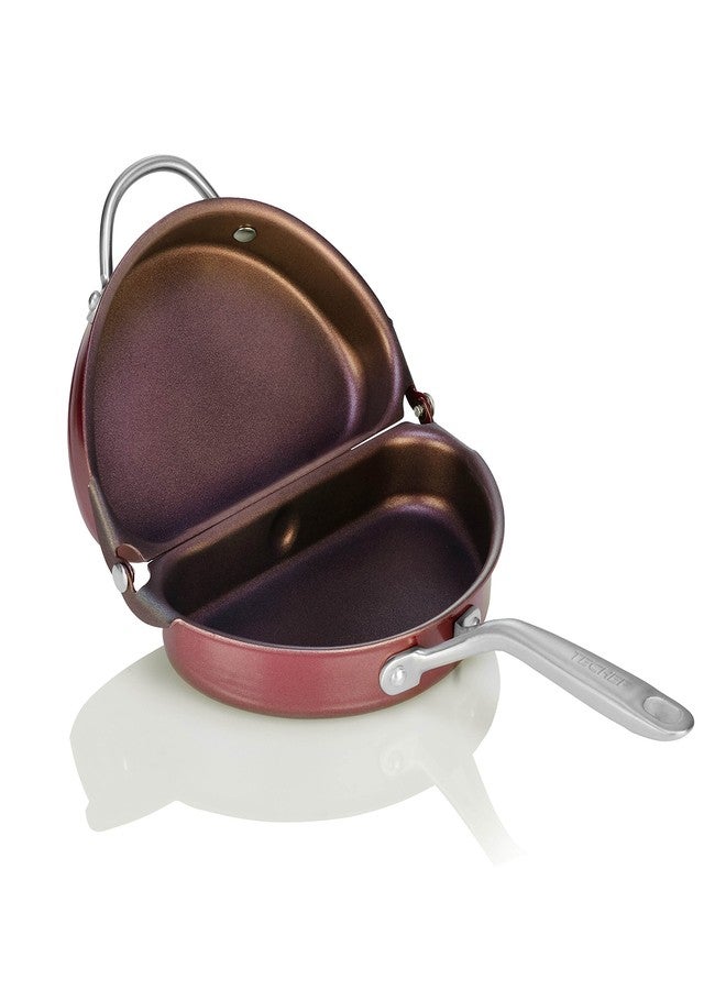 TECHEF - Frittata and Omelette Pan, Double Sided Folding Egg Pan, Made in Korea (PFOA Free) (Purple) - Image 1