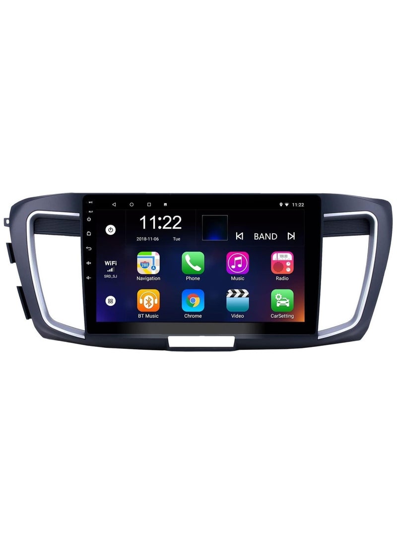 SHEZA STAR Android Car Stereo for Honda Accord 2013 2014 2015 2016 2017 2018 4GB RAM 64GB ROM 10 Inch Support Apple Carplay, MirrorLink WiFi BT, IPS Touch Screen with AHD Camera Included  - Image 1