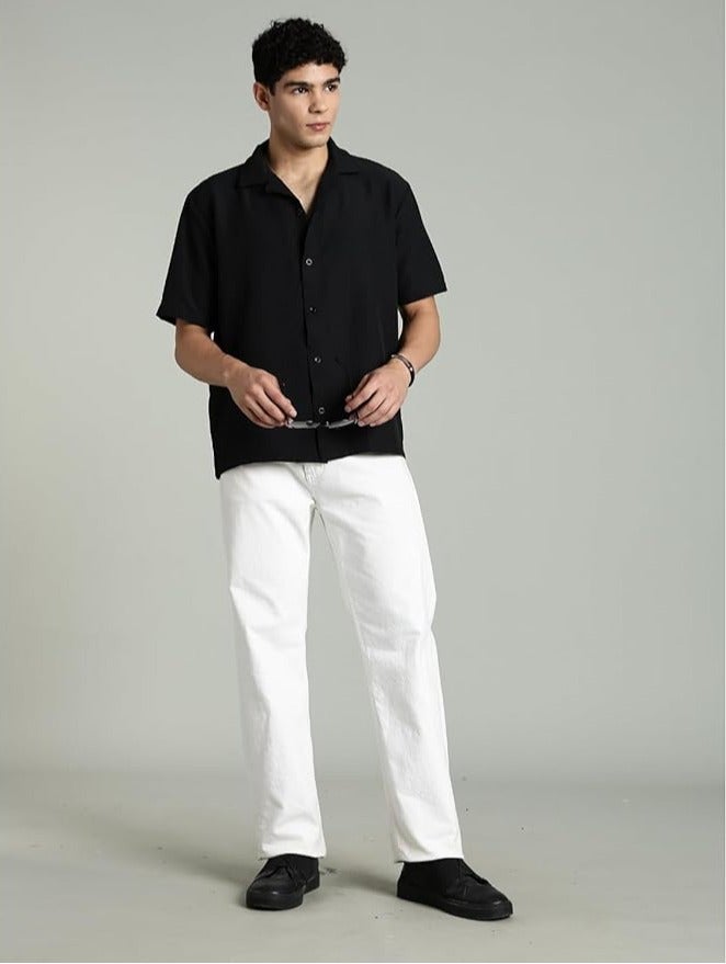 fyltr قميص رجالي كاجوال - قمصان أنيقة للرجال: مصممة بياقة كوبية مريحة وقماش ذو ملمس لمسي لإطلالة عصرية - Image 4