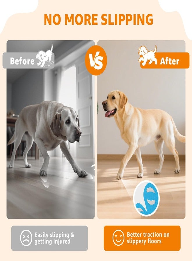 LOOBANI Paw Pads for Dogs Traction - Anti-Slip Sticky Dog Paw Protector Pads for Senior Dogs, Non Slip Adhesive Dog Paw Grip Pads Covers for Slippery Hardwood Floors to Prevent Slipping While Walking Running - Image 2