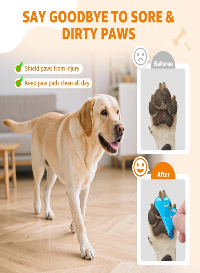 LOOBANI Paw Pads for Dogs Traction - Anti-Slip Sticky Dog Paw Protector Pads for Senior Dogs, Non Slip Adhesive Dog Paw Grip Pads Covers for Slippery Hardwood Floors to Prevent Slipping While Walking Running - Image 4