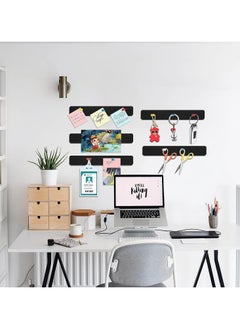 RATSAW Felt Pin Board Bar Strips Bulletin Board for Bedrooms Offices Home Wall Decoration, Notice Board Self Adhesive Cork Board with 25 Push Pins for Paste Notes, Photos, Schedules  - Image 5