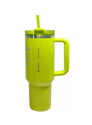 Stanley cup H2.0 Stainless Steel with Lid and Straw for Water Iced Tea,Coffee and Smoothie,lime green,40 oz - pzsku/Z3FCB5B650BD4E1BD1AF3Z/45/_/1739354167/6e8c9196-702a-42eb-970a-3d917b226f10