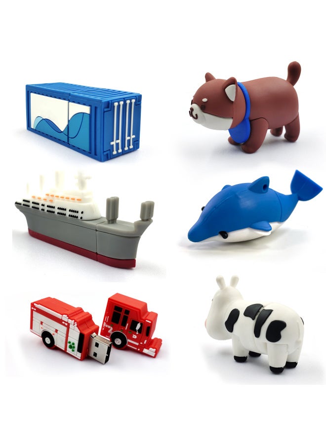 8gu Plate Open Mold Customized Doll 64gbU Plate Stereo Shape PVC Soft Rubber Pendant Blind Box Cartoon Gift USB Disk-Capacity:64GB - Image 5
