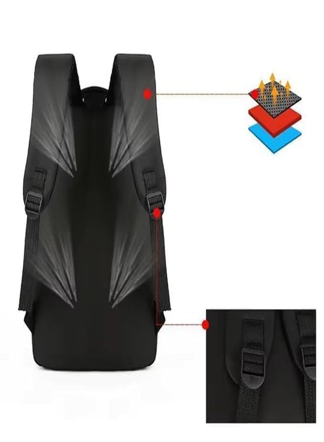 Kevim 3 in 1 Travel Laptop Backpack with USB Charging Port, Water Resistant Anti-Theft Computer Bag, Large Capacity School & Business Backpack for Men & Women, Durable Black Grey - Image 3