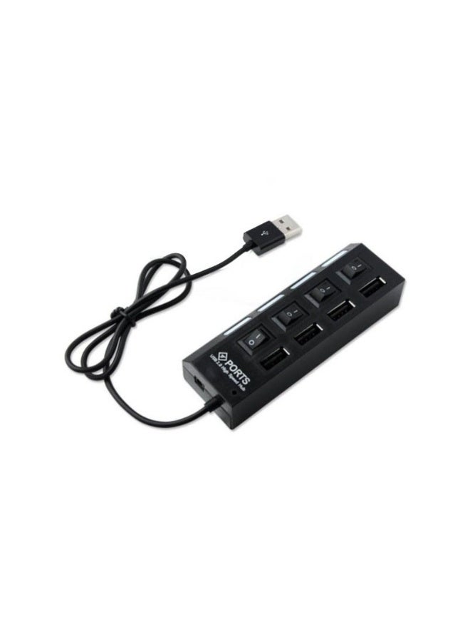 PORTS USB 2.0 HUB - 4 ports with controls, switches - Image 2