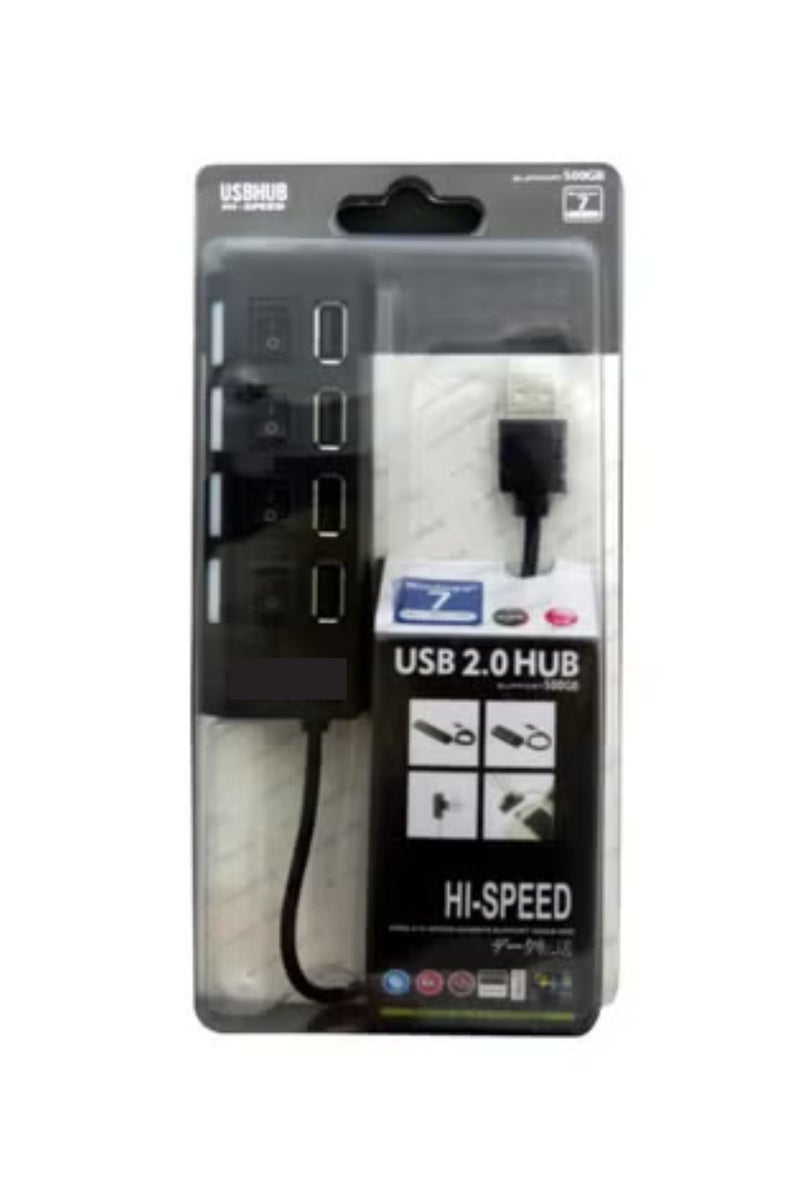 PORTS USB 2.0 HUB - 4 ports with controls, switches - Image 1