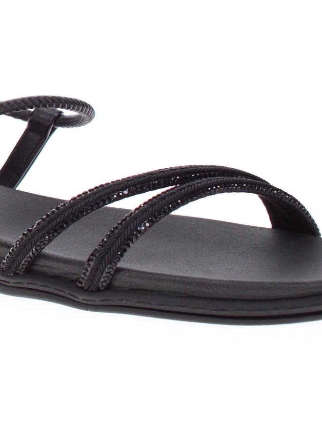 Beira Rio Embellished Flat Sandals - Image 4