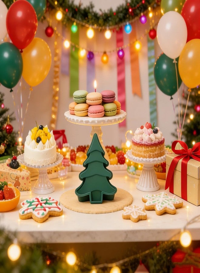VOSCHOIX Christmas Tree Cake Pan,3D Silicone Christmas Tree Baking Molds Non-Stick Baking Pan for Chocolate Baking Bread, Desserts Fondant Cake Decorations - Image 5