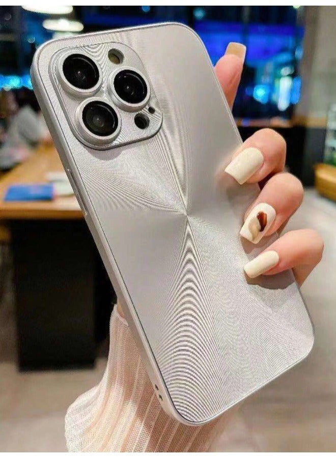 ShebSheb for iPhone 16 Pro Max Case, Glossy Coating Phone Cases with Camera Lens Protector Soft TPU Shockproof Protective Cover - Image 3