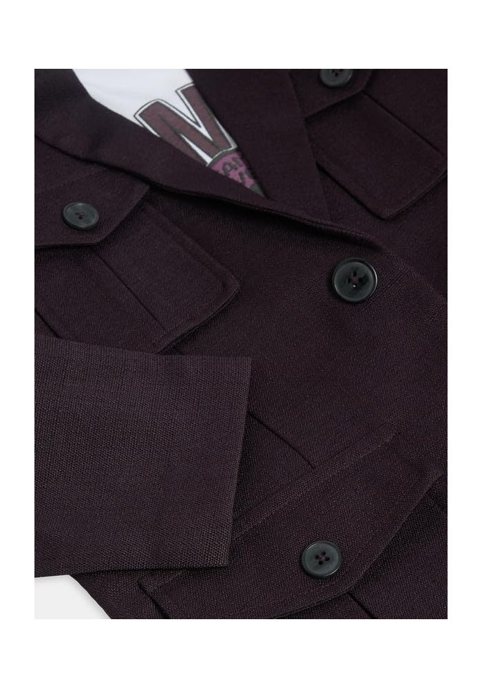 CHARCHIT Boys Regular Fit Plain Blazer and T-Shirt - Image 4