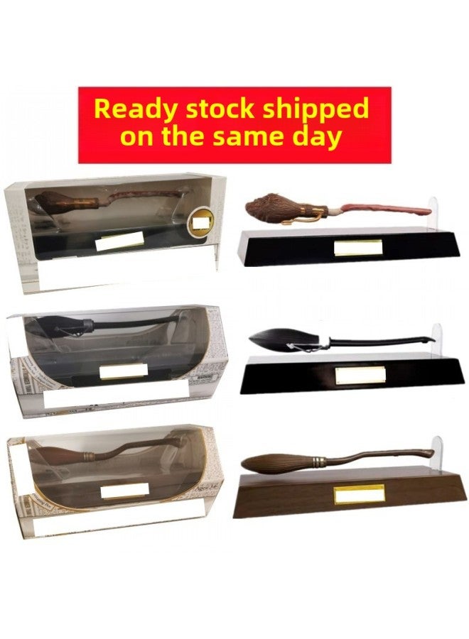 Harry Potter Light Wheel 2000 Suspension Pen Flying Broom Suspension Pen Ballpoint Pen Firebolt Suspension Pen Gift-Color:Rocket Arrow Suspension Pen - Image 2