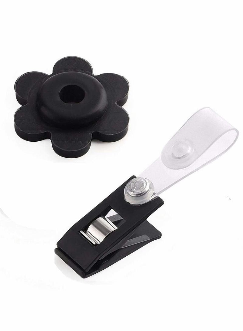 Y&D 10 PCS Garden Flag Rubber Stoppers and Adjustable Anti-Wind Clips, Premium Lawn Yard Clip for Poles Stand, to Keep Flags in Place  - Image 4