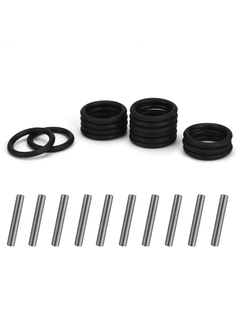 SYOSI 120 Pcs Replacement Pin and O-Ring,4mm Impact Ring and 3x25mm Socket Pins for 1/2" Impact Socket Scaffolders for Impact Wrench, Pressure Washer (60 Pairs)  - Image 4
