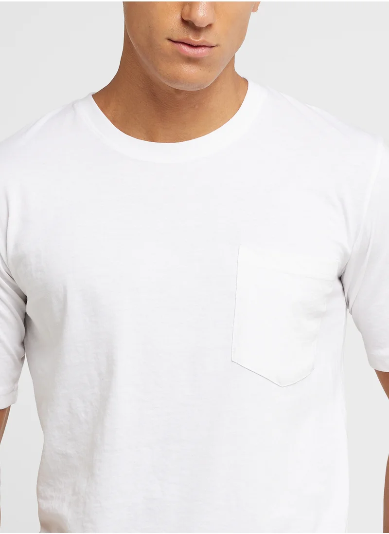 Seventy Five Basics Oversized Pocket Tee