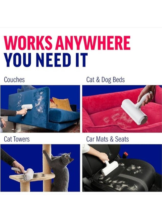 rocooart Pet Hair Removal Roller Tool - Cat and Dog Hair Remover for Furniture, Couch, Carpet, Clothing and Bedding - Portable, Multi-Surface Fur Removal Tool - Image 5