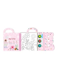 Avenir Magic Water Painting Fantasy Garden Mess-free Reusable Coloring Book With Water Pen and Stickers Hours of Creative Fun and Learning for Kids 3+  - Image 5