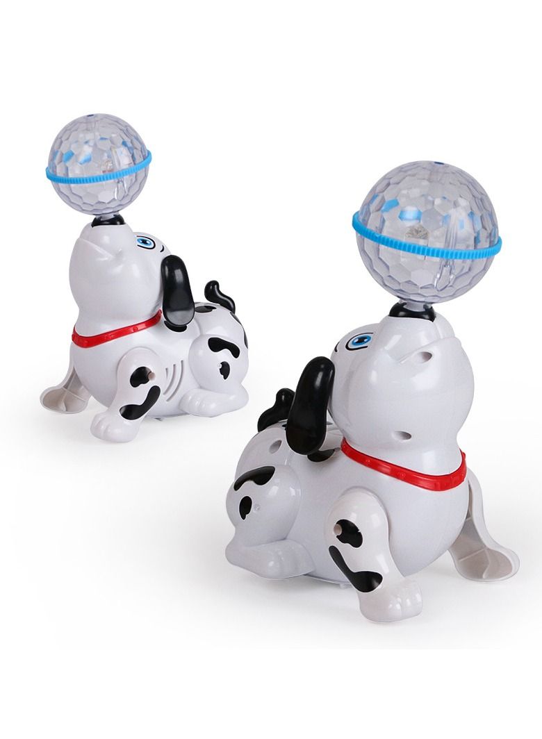 Dog Electric Dancing Dog Model Toy with 360° Rotation, Starry Lights and Dynamic Music - Perfect for Children - Image 2