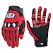 Seibertron Youth Unisex MX ATV MTB Racing Gloves Full Finger Touchscreen Glove for Bicycle Cycling Mountain Biking Motorcycle and Motocross Red XL - Image 2