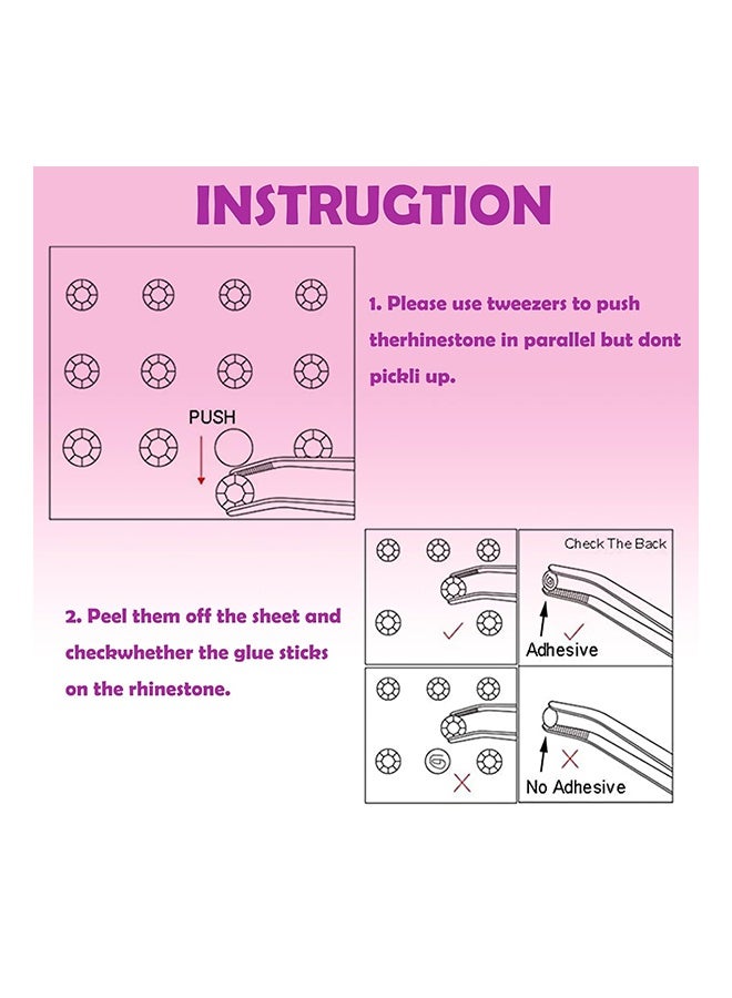 2 Sheets 3D Self Adhesive Silver Pearl Body Eyeshadow Sticker, Women Nail Art Decoration Kids DIY Craft Accessories - Image 5