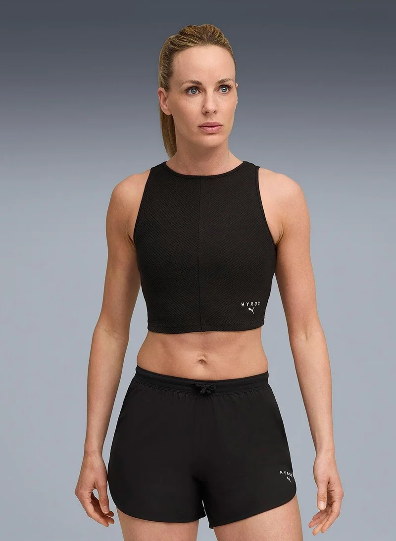 Hyrox Ribbed Cropped Tank