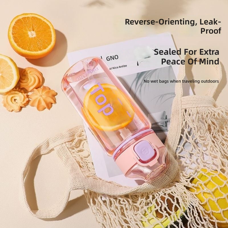 FUGUANG Tritan Summer Water Bottle for Students & Kids, Large Capacity with Straw - Image 3