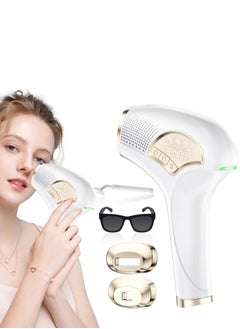 Laser Hair Removal IPL Permanent Home Hair Removal Device for Facial Peach Fuzz, Underarms, Bikini Line and Legs