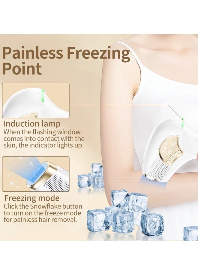 Vicalo - Laser Hair Removal IPL Permanent Home Hair Removal Device for Facial Peach Fuzz, Underarms, Bikini Line and Legs - Image 1