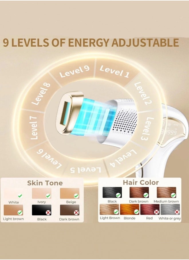 Vicalo - Laser Hair Removal IPL Permanent Home Hair Removal Device for Facial Peach Fuzz, Underarms, Bikini Line and Legs - Image 1